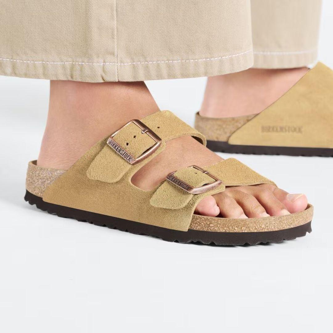 Birkenstock Women's Arizona Suede Leather Sandal